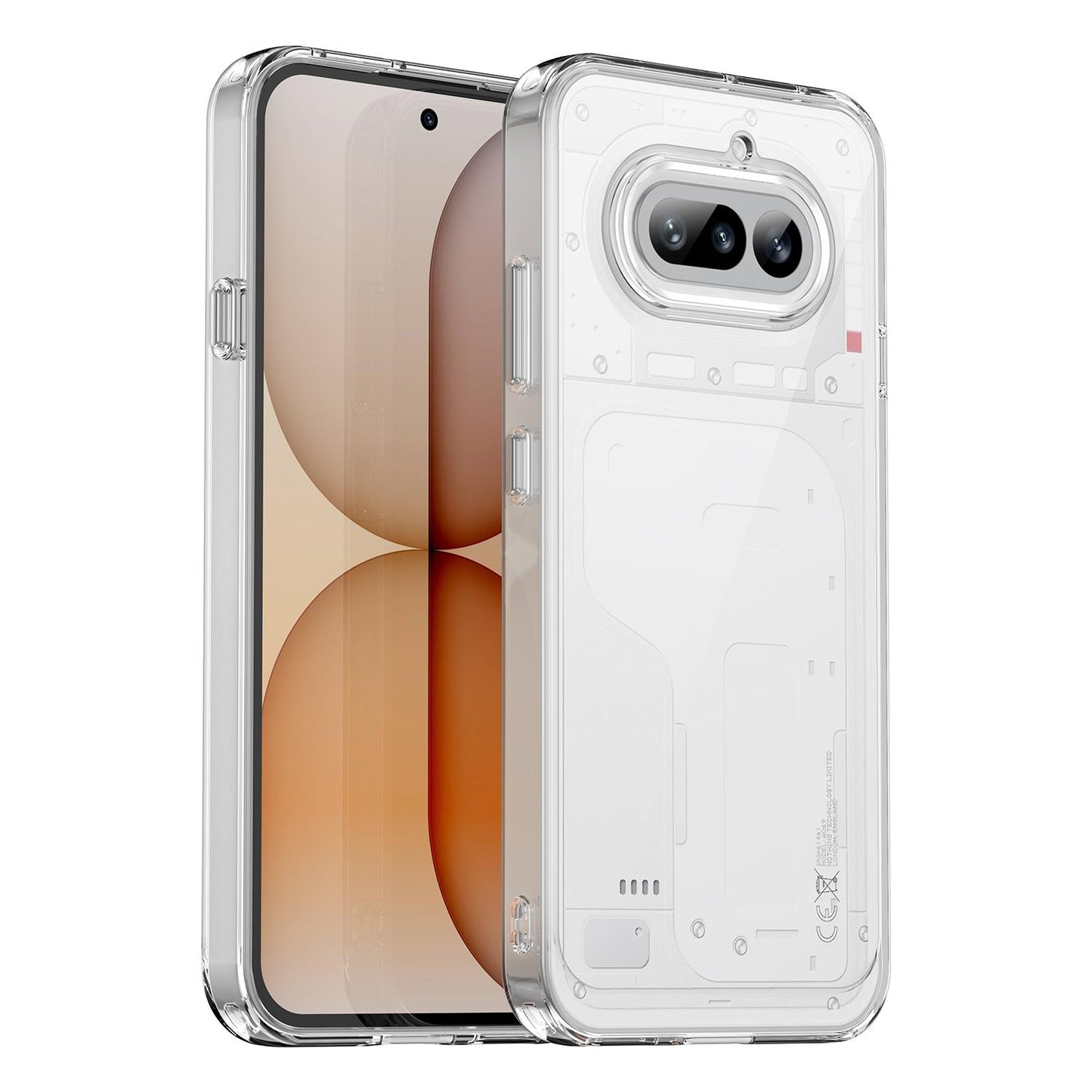 Nothing Phone 4a Acrylic Hybrid TPU Protective Phone Case, Colourful Series Shockproof Cover