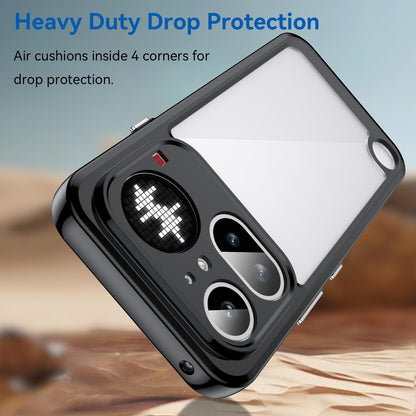 Nothing Phone 4a Pro Acrylic Hybrid TPU Protective Phone Case, Colourful Series Shockproof Cover