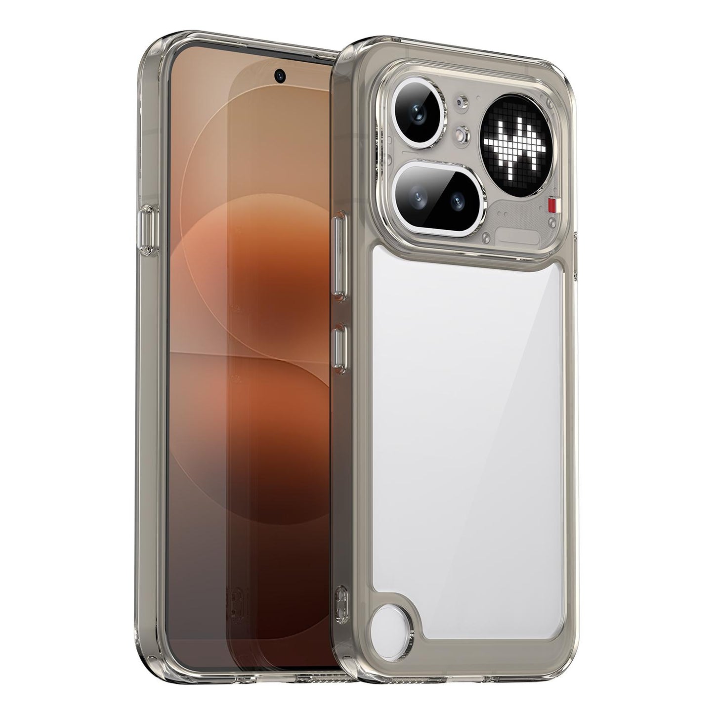 Nothing Phone 4a Pro Acrylic Hybrid TPU Protective Phone Case, Colourful Series Shockproof Cover