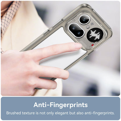 Nothing Phone 4a Pro Acrylic Hybrid TPU Protective Phone Case, Colourful Series Shockproof Cover