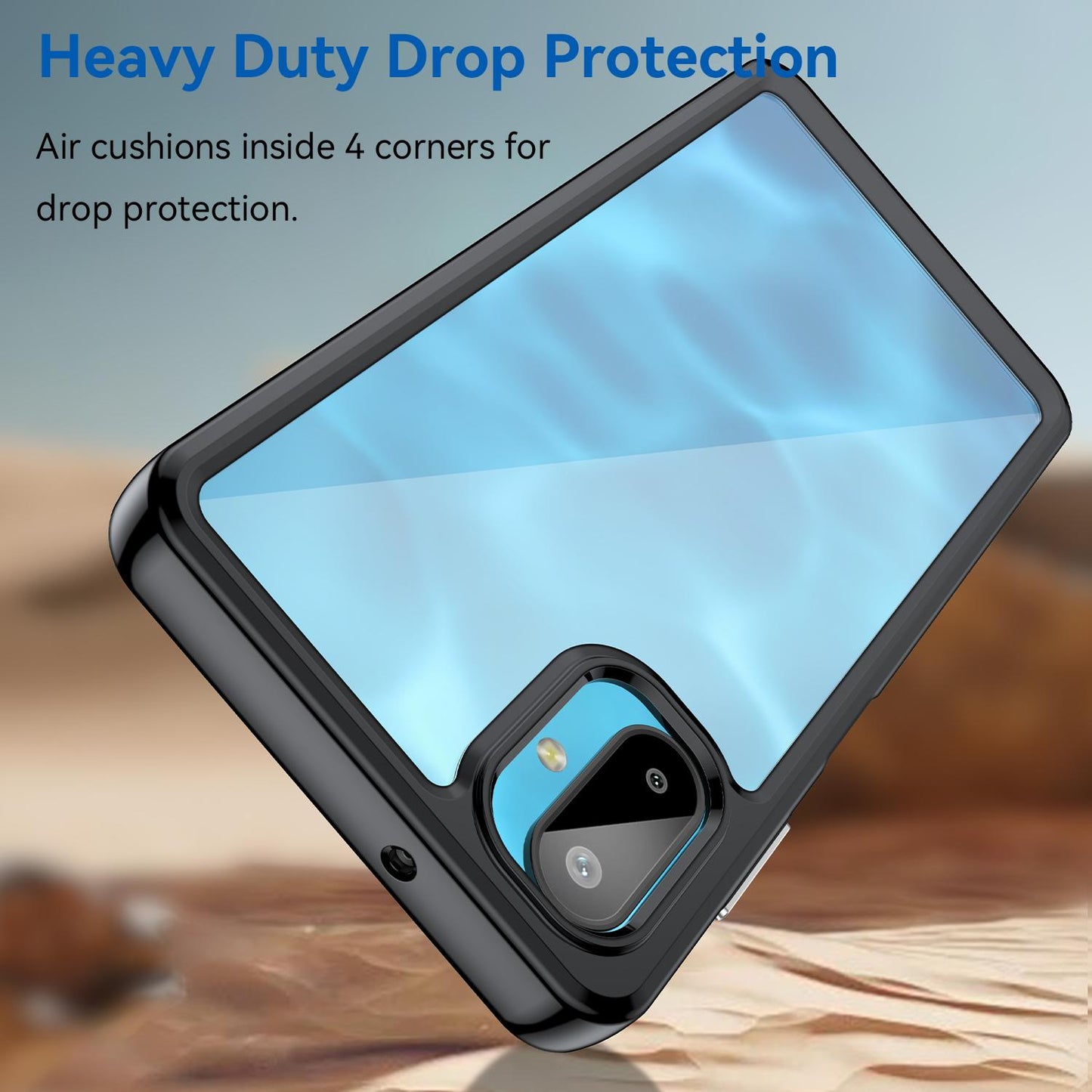Samsung Galaxy F06 5G Acrylic Hybrid TPU Protective Phone Case, Colourful Series Shockproof Cover