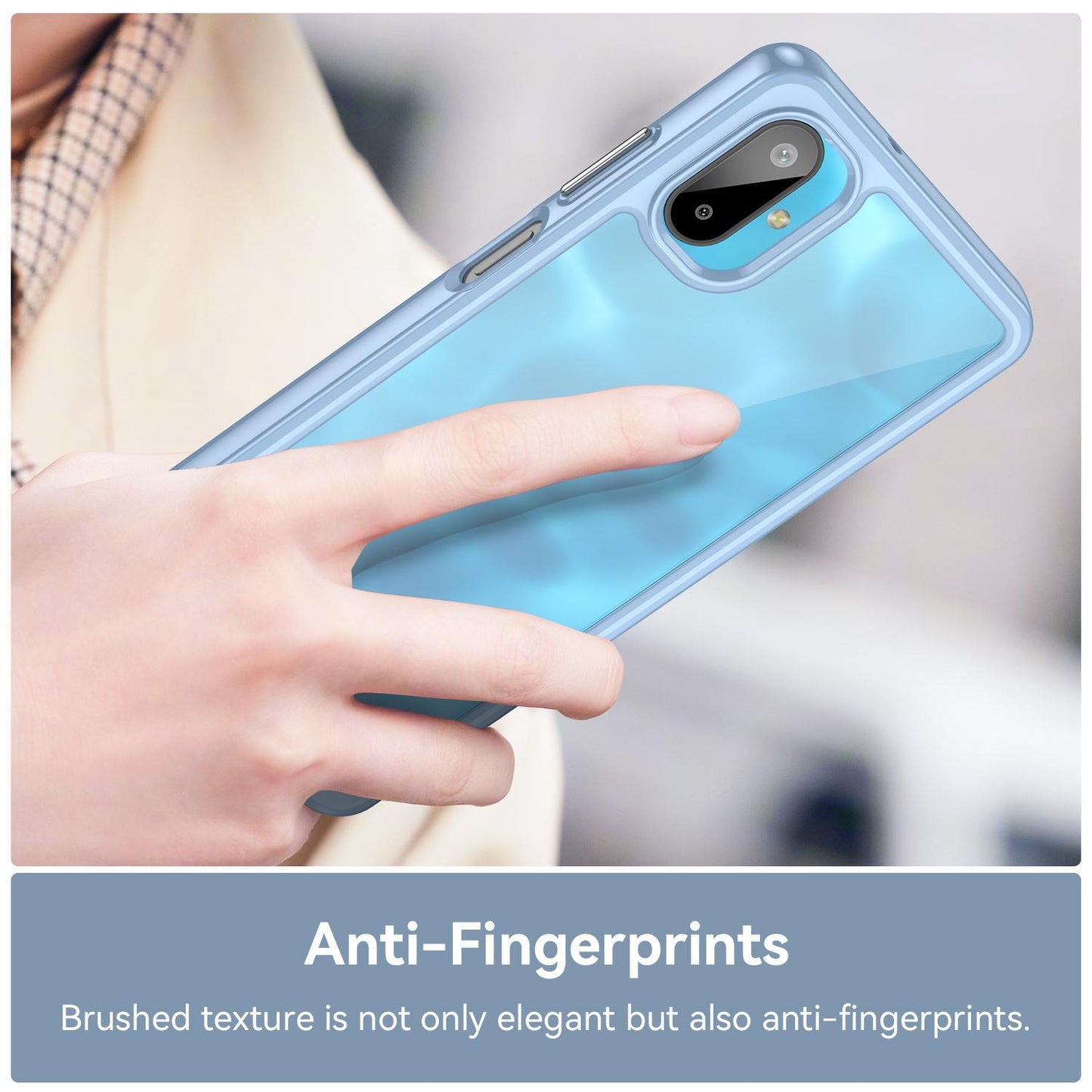 Samsung Galaxy F06 5G Acrylic Hybrid TPU Protective Phone Case, Colourful Series Shockproof Cover