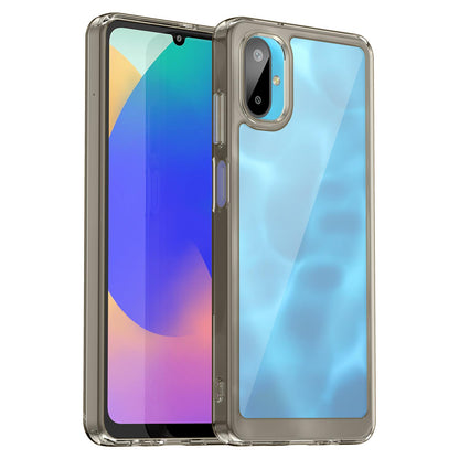 Samsung Galaxy F06 5G Acrylic Hybrid TPU Protective Phone Case, Colourful Series Shockproof Cover