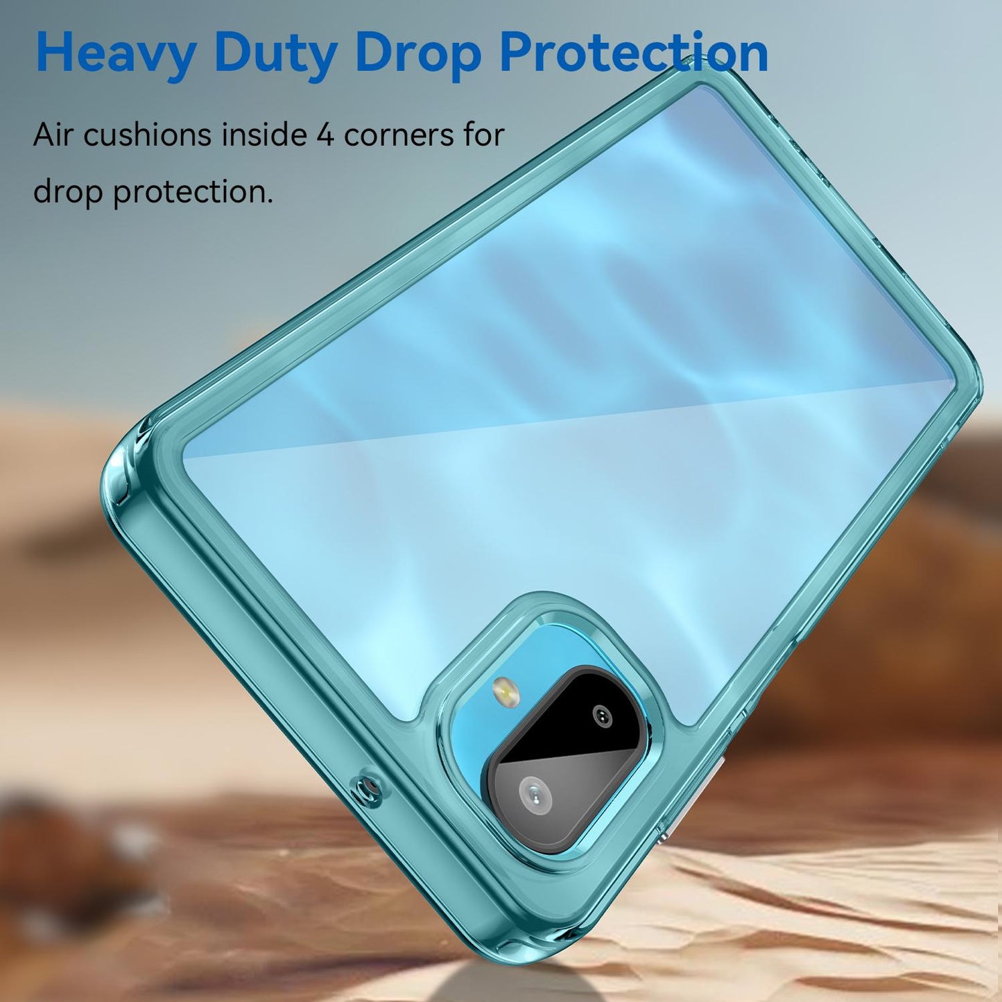 Samsung Galaxy F06 5G Acrylic Hybrid TPU Protective Phone Case, Colourful Series Shockproof Cover