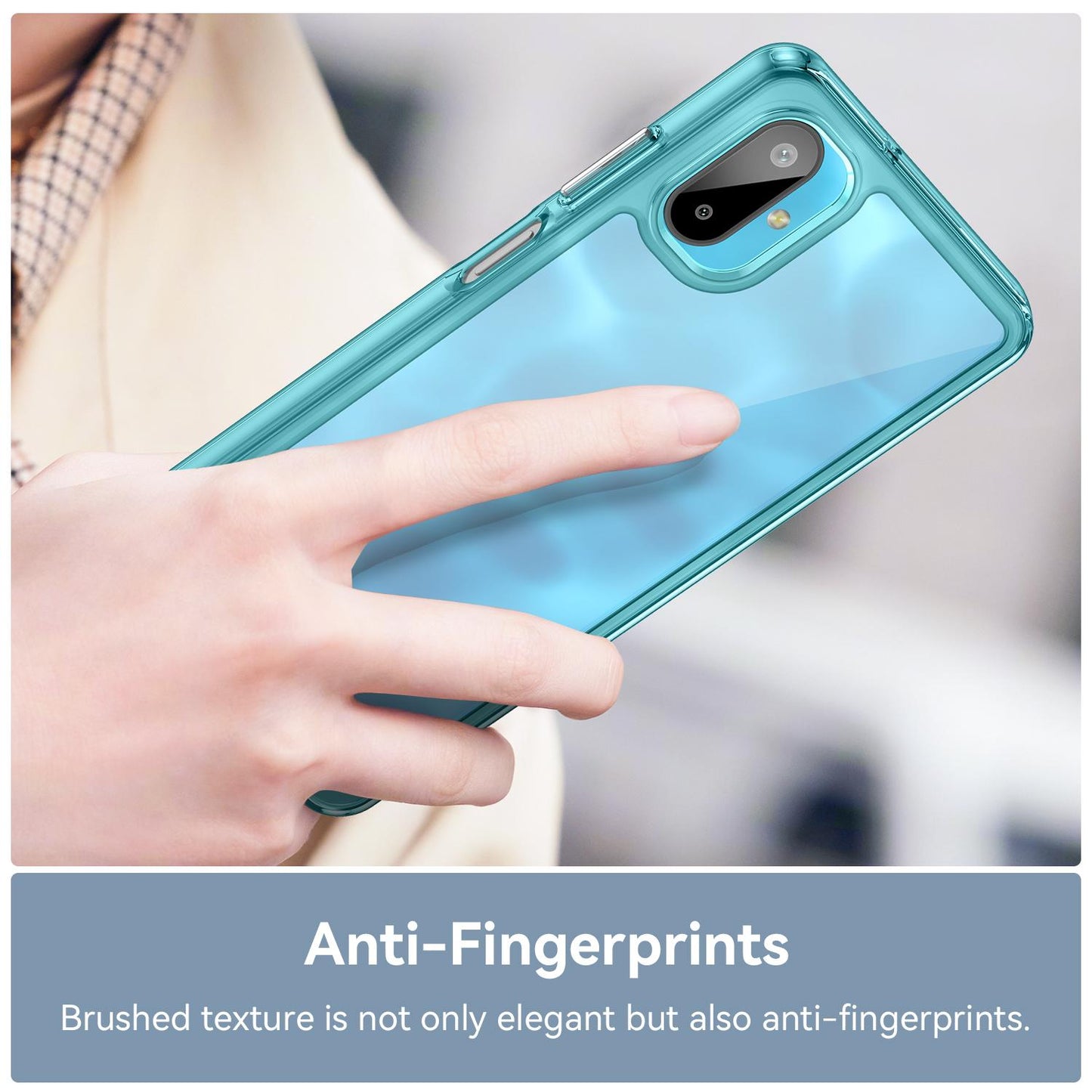 Samsung Galaxy F06 5G Acrylic Hybrid TPU Protective Phone Case, Colourful Series Shockproof Cover