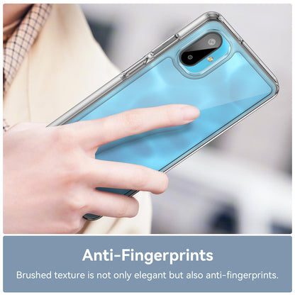 Samsung Galaxy F06 5G Acrylic Hybrid TPU Protective Phone Case, Colourful Series Shockproof Cover