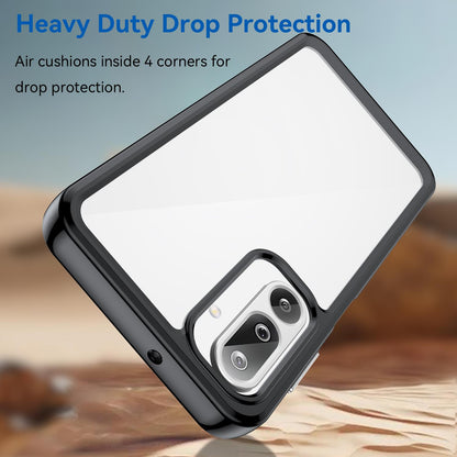Samsung Galaxy F16 5G Acrylic Hybrid TPU Protective Phone Case, Colourful Series Shockproof Cover