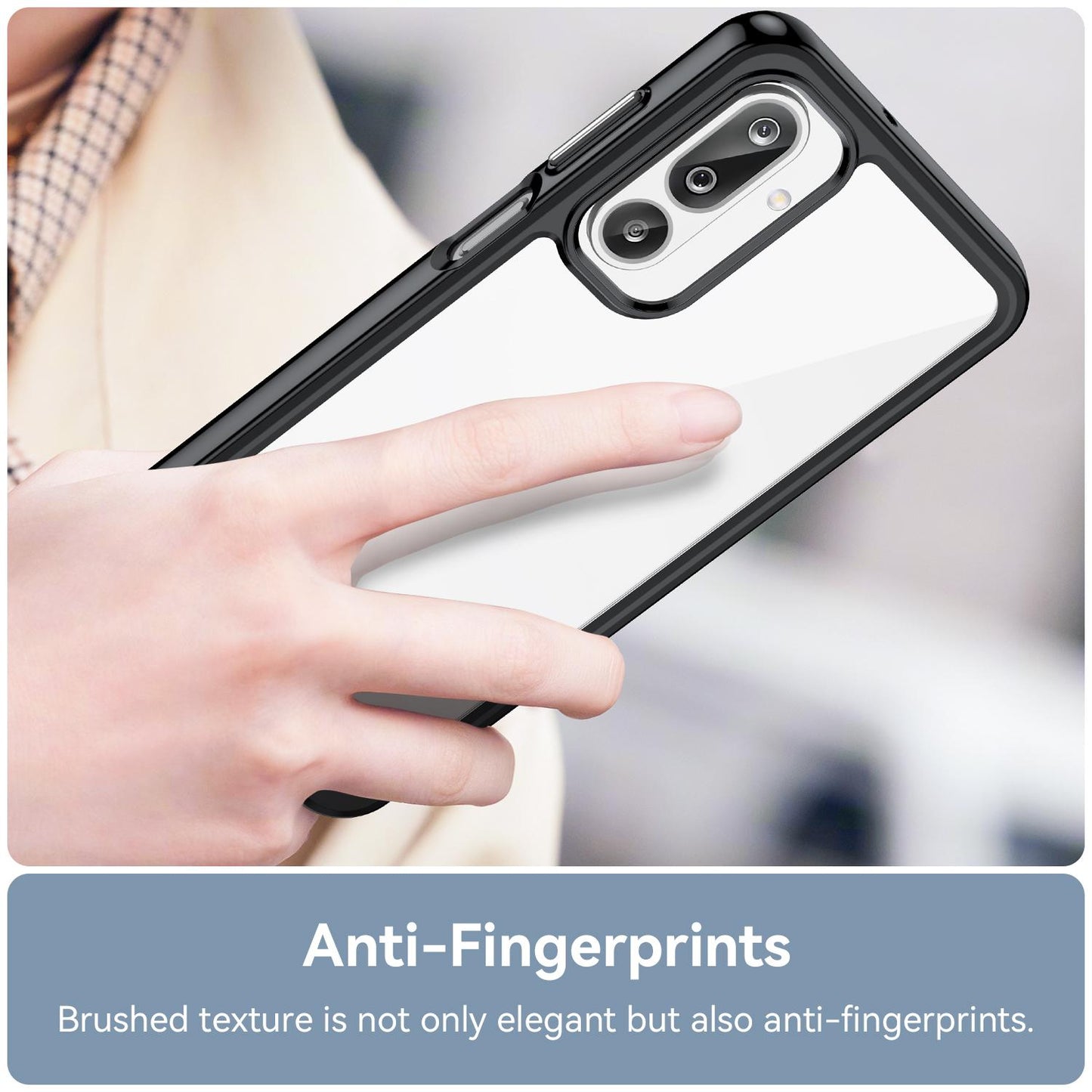 Samsung Galaxy F16 5G Acrylic Hybrid TPU Protective Phone Case, Colourful Series Shockproof Cover