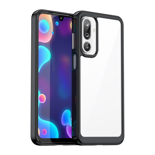 Samsung Galaxy F36 5G Acrylic Hybrid TPU Protective Phone Case, Colourful Series Shockproof Cover