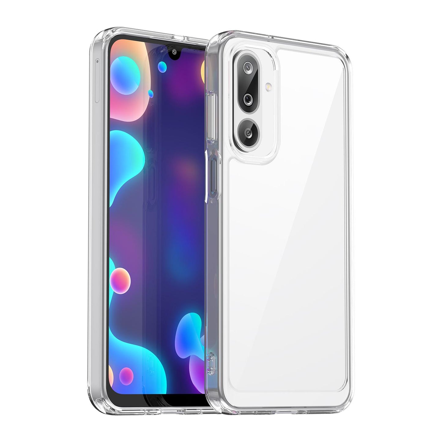 Samsung Galaxy F36 5G Acrylic Hybrid TPU Protective Phone Case, Colourful Series Shockproof Cover