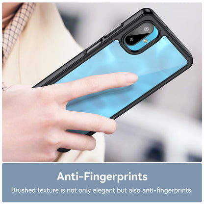 Samsung Galaxy M06 5G Acrylic Hybrid TPU Protective Phone Case, Colourful Series Shockproof Cover