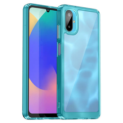 Samsung Galaxy M06 5G Acrylic Hybrid TPU Protective Phone Case, Colourful Series Shockproof Cover
