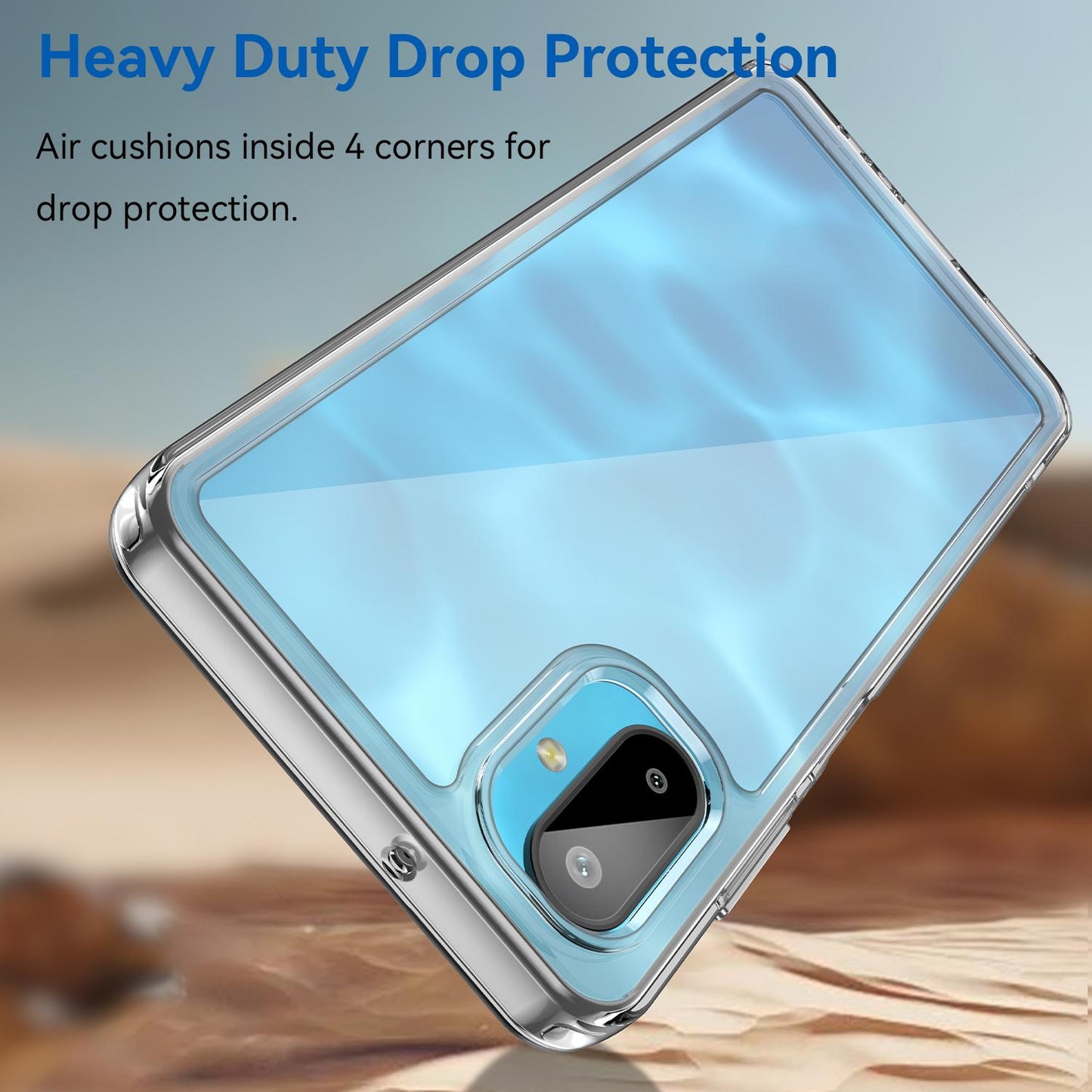Samsung Galaxy M06 5G Acrylic Hybrid TPU Protective Phone Case, Colourful Series Shockproof Cover