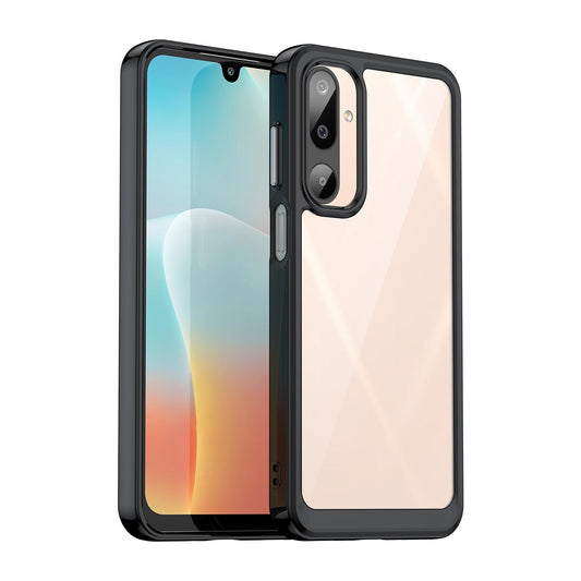 Samsung Galaxy M16 5G Acrylic Hybrid TPU Protective Phone Case, Colourful Series Shockproof Cover