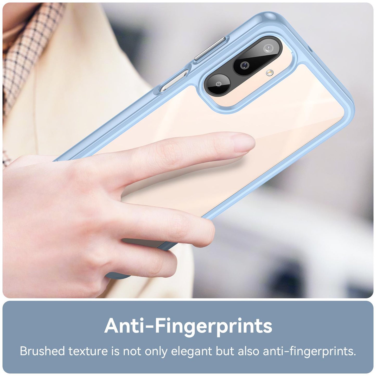 Samsung Galaxy M16 5G Acrylic Hybrid TPU Protective Phone Case, Colourful Series Shockproof Cover