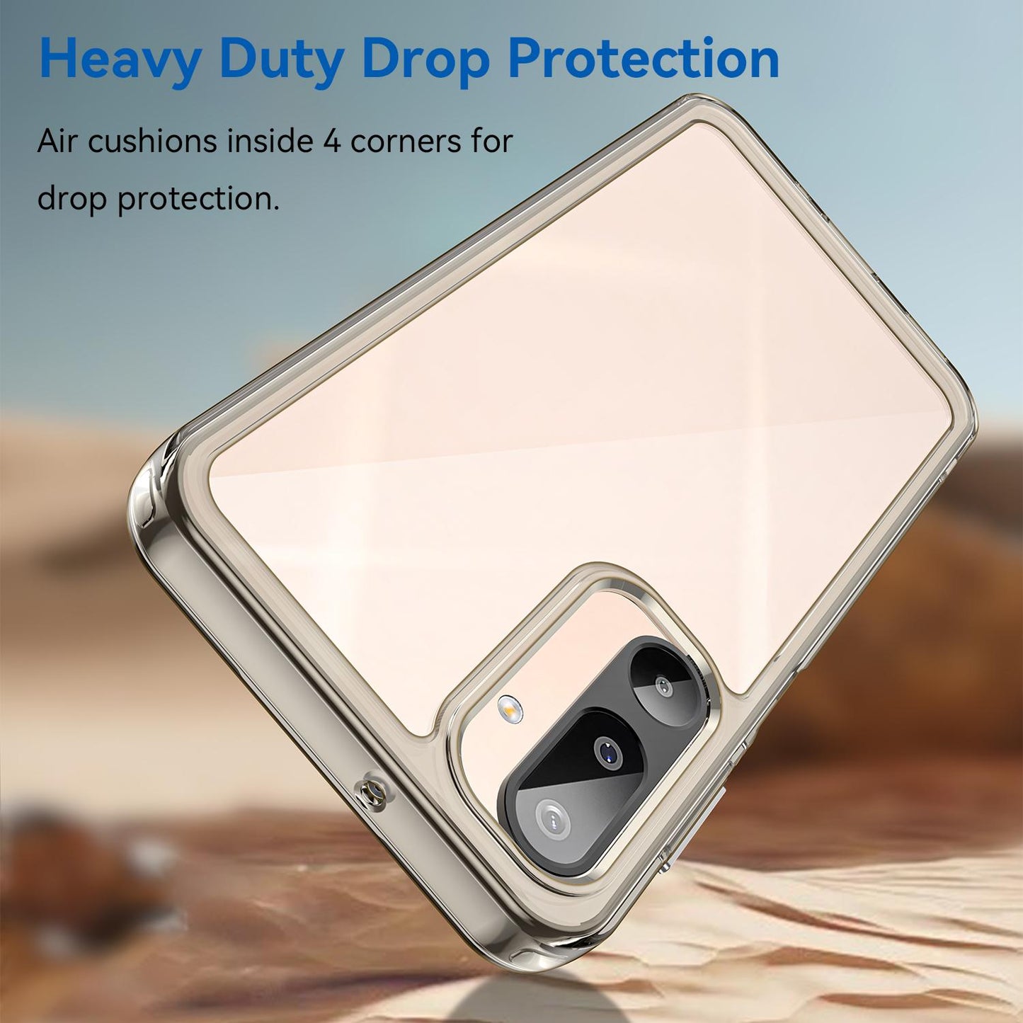 Samsung Galaxy M16 5G Acrylic Hybrid TPU Protective Phone Case, Colourful Series Shockproof Cover