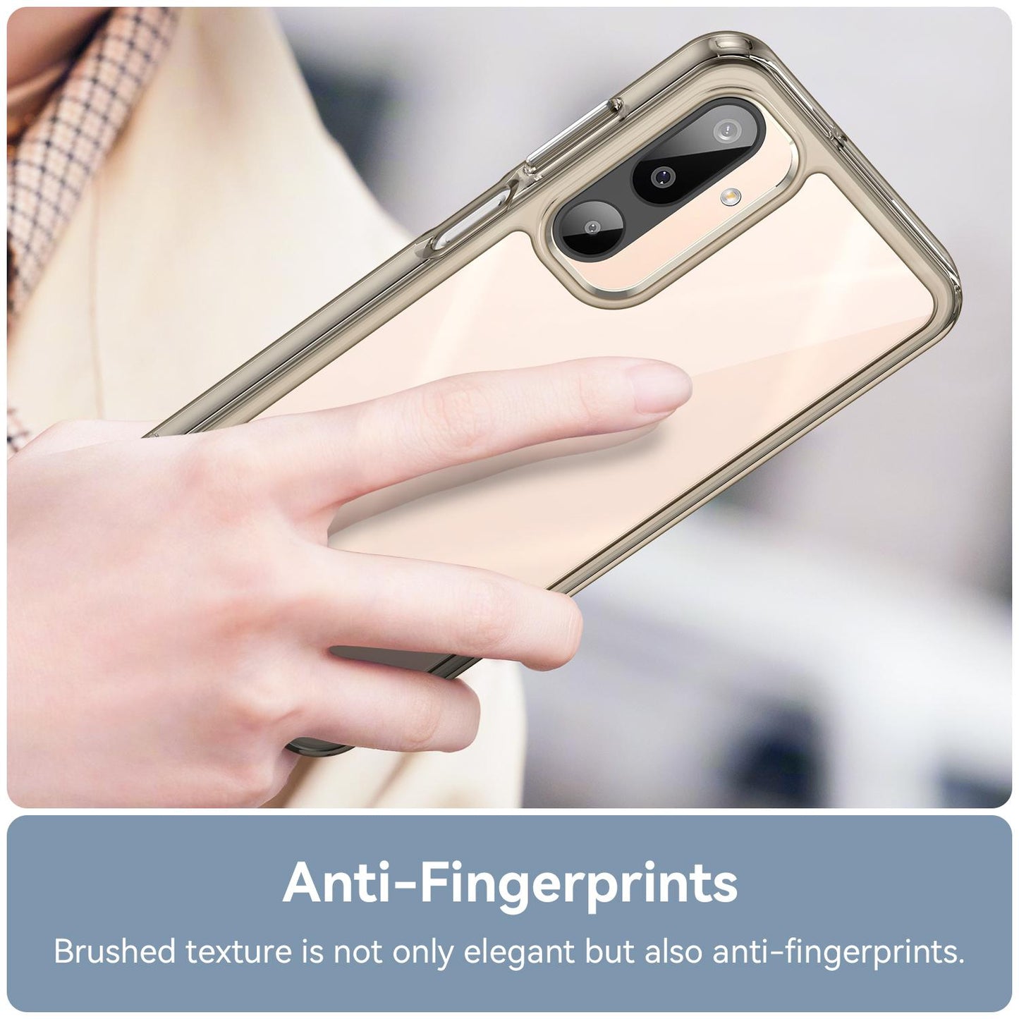 Samsung Galaxy M16 5G Acrylic Hybrid TPU Protective Phone Case, Colourful Series Shockproof Cover