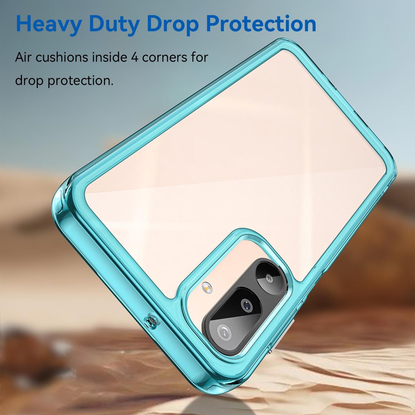 Samsung Galaxy M16 5G Acrylic Hybrid TPU Protective Phone Case, Colourful Series Shockproof Cover