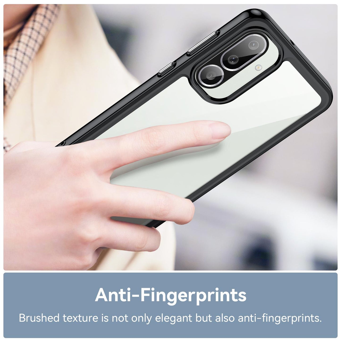 Samsung Galaxy M56 5G Acrylic Hybrid TPU Protective Phone Case, Colourful Series Shockproof Cover