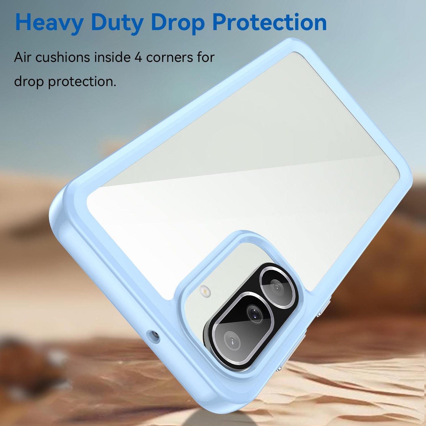 Samsung Galaxy M56 5G Acrylic Hybrid TPU Protective Phone Case, Colourful Series Shockproof Cover
