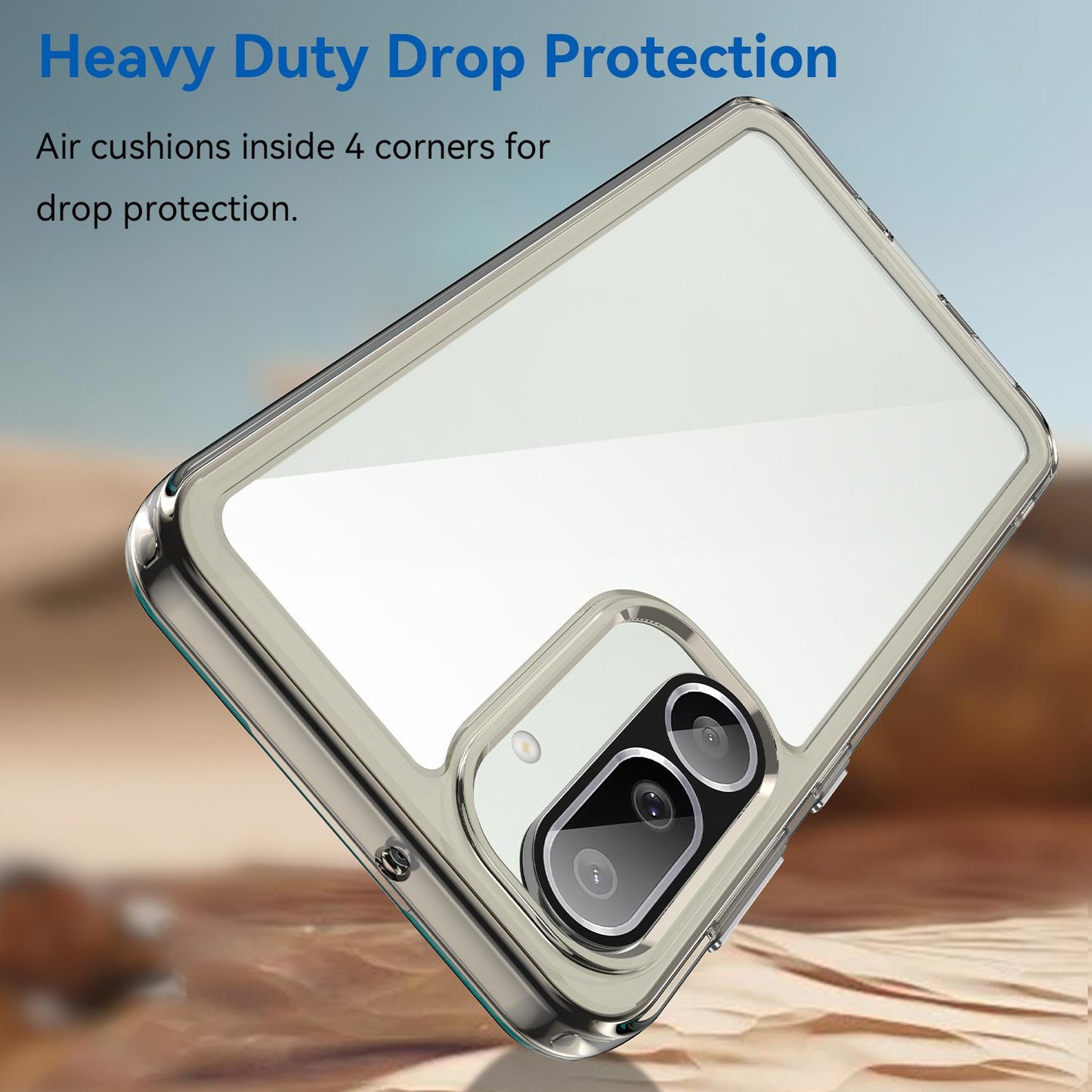 Samsung Galaxy M56 5G Acrylic Hybrid TPU Protective Phone Case, Colourful Series Shockproof Cover