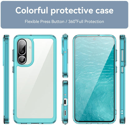 Samsung Galaxy M56 5G Acrylic Hybrid TPU Protective Phone Case, Colourful Series Shockproof Cover