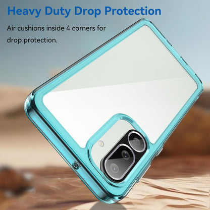 Samsung Galaxy M56 5G Acrylic Hybrid TPU Protective Phone Case, Colourful Series Shockproof Cover