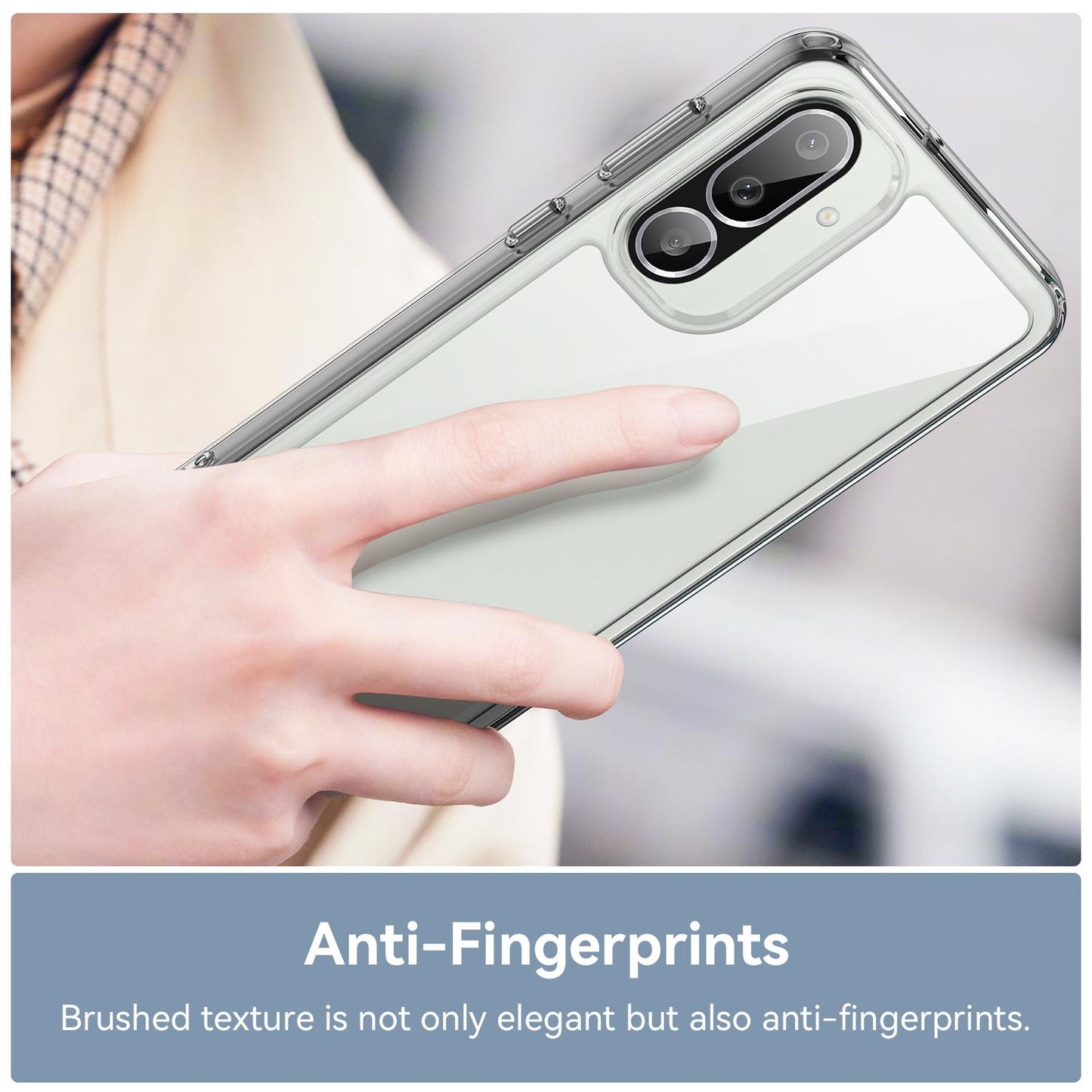 Samsung Galaxy M56 5G Acrylic Hybrid TPU Protective Phone Case, Colourful Series Shockproof Cover