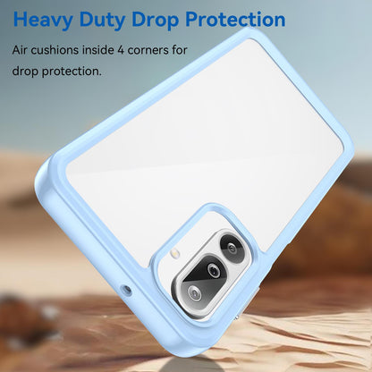 Samsung Galaxy M36 5G Acrylic Hybrid TPU Protective Phone Case, Colourful Series Shockproof Cover