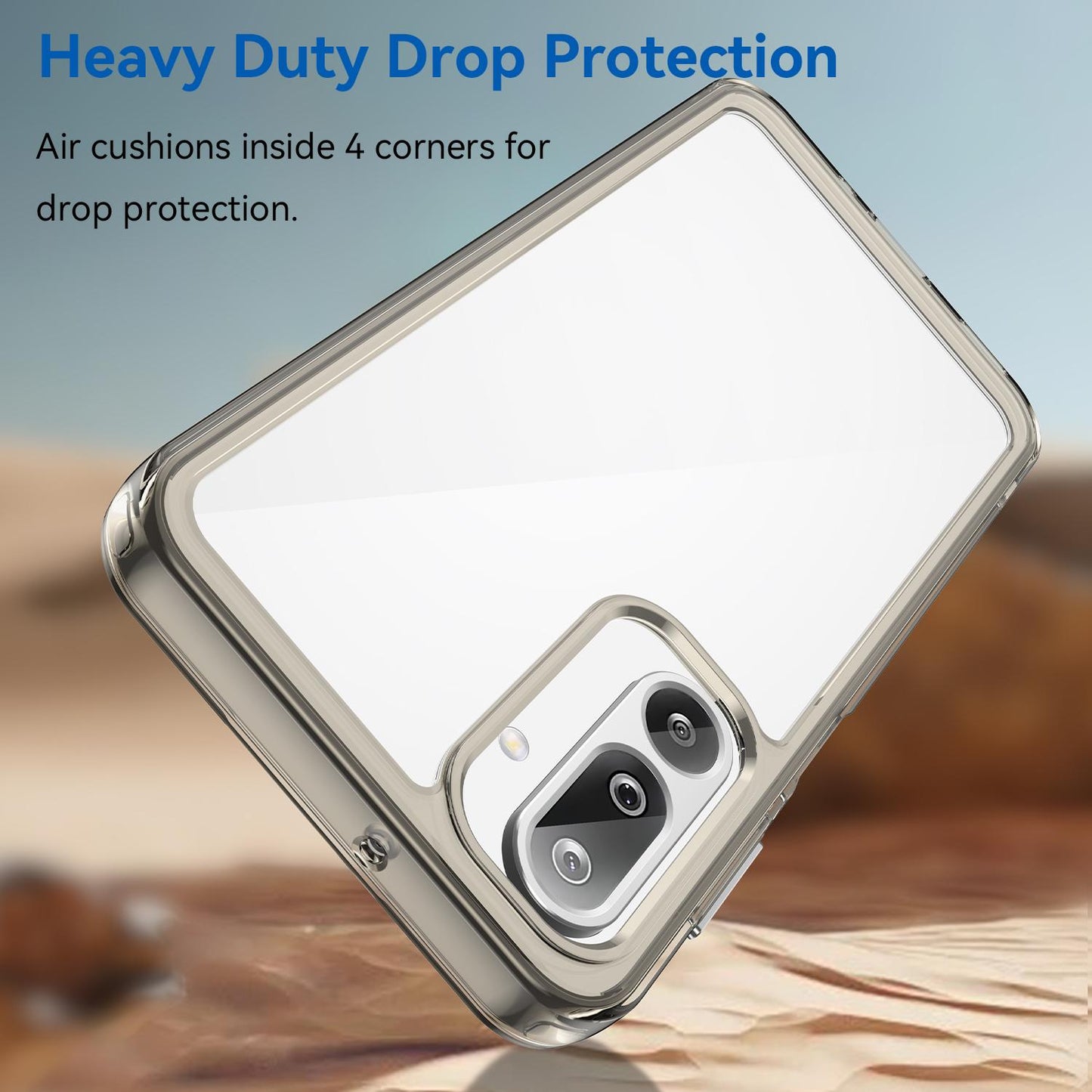 Samsung Galaxy M36 5G Acrylic Hybrid TPU Protective Phone Case, Colourful Series Shockproof Cover
