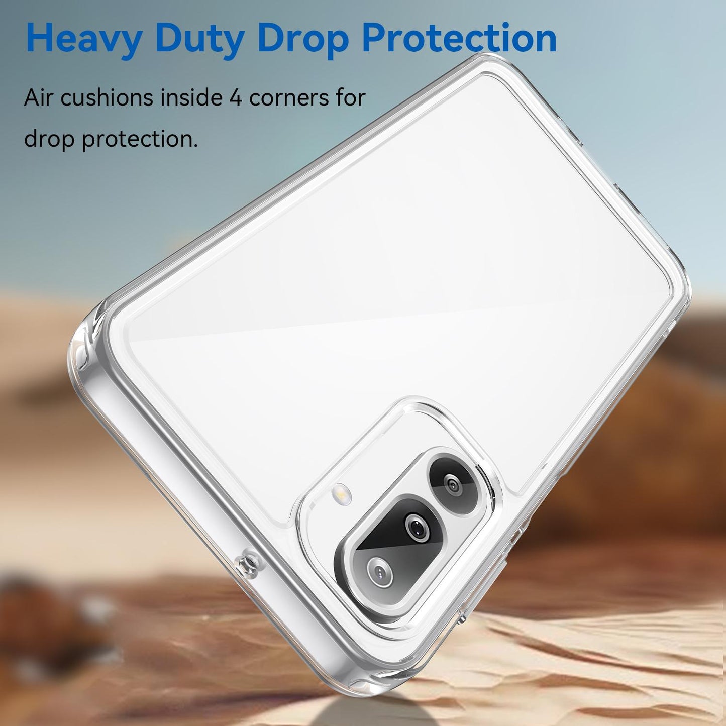 Samsung Galaxy M36 5G Acrylic Hybrid TPU Protective Phone Case, Colourful Series Shockproof Cover