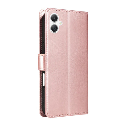 For Samsung Galaxy A07 5G Cat and Bee Embossed Flip Leather Phone Case Wallet Cover with Card Slots Cash Pocket Magnetic Stand Protective Shockproof TPU PU Leather Case with Wrist Strap