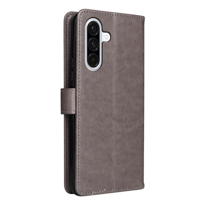 For Samsung Galaxy A56 5G Cat and Bee Embossed Flip Leather Phone Case Wallet Cover with Card Slots Cash Pocket Magnetic Stand Protective Shockproof TPU PU Leather Case with Wrist Strap