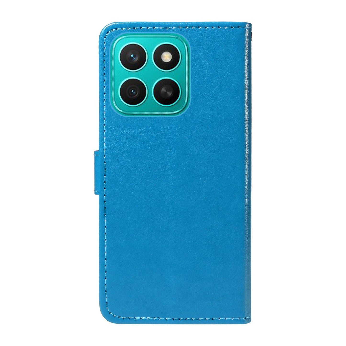 For Honor X8c 4G Cat and Bee Embossed Flip Leather Phone Case Wallet Cover with Card Slots Cash Pocket Magnetic Stand Protective Shockproof TPU PU Leather Case with Wrist Strap