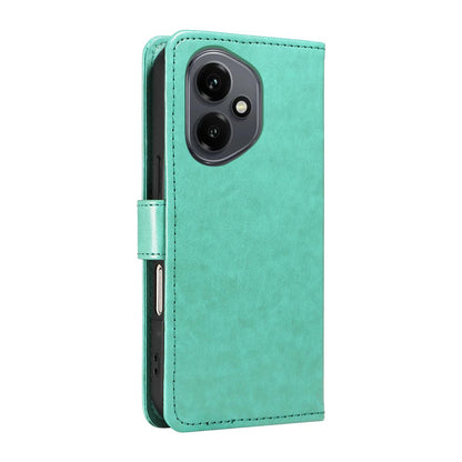 For Honor 400 156.5mm Cat and Bee Embossed Flip Leather Phone Case Wallet Cover with Card Slots Cash Pocket Magnetic Stand Protective Shockproof TPU PU Leather Case with Wrist Strap