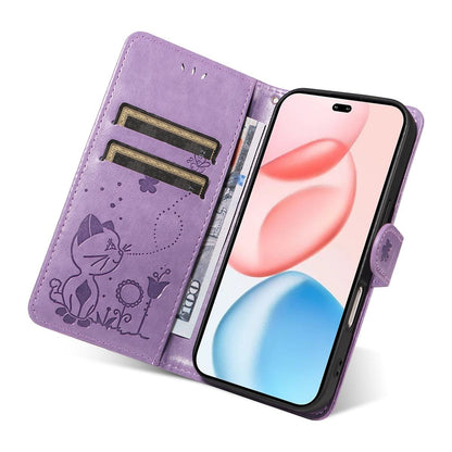 For Honor 400 Pro 160.8mm Cat and Bee Embossed Flip Leather Phone Case Wallet Cover with Card Slots Cash Pocket Magnetic Stand Protective Shockproof TPU PU Leather Case with Wrist Strap