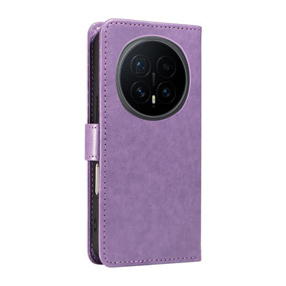 For Honor Magic8 Cat and Bee Embossed Flip Leather Phone Case Wallet Cover with Card Slots Cash Pocket Magnetic Stand Protective Shockproof TPU PU Leather Case with Wrist Strap