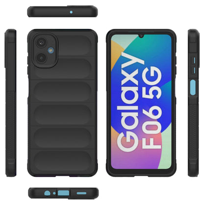 Samsung Galaxy F06 5G Magic Shield TPU + Flannel Protective Phone Case Cover, Shockproof Scratch Resistant