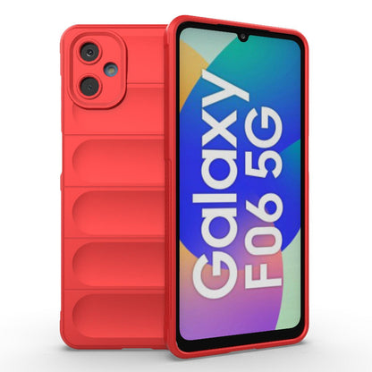Samsung Galaxy F06 5G Magic Shield TPU + Flannel Protective Phone Case Cover, Shockproof Scratch Resistant