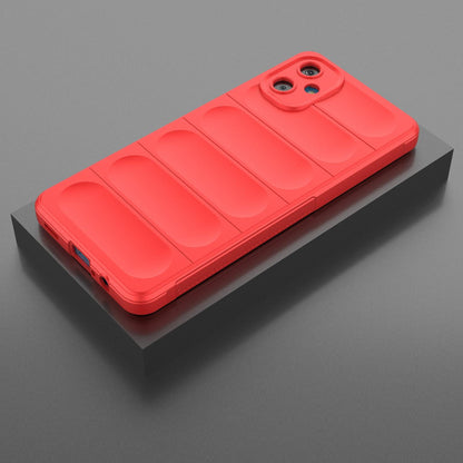 Samsung Galaxy F06 5G Magic Shield TPU + Flannel Protective Phone Case Cover, Shockproof Scratch Resistant