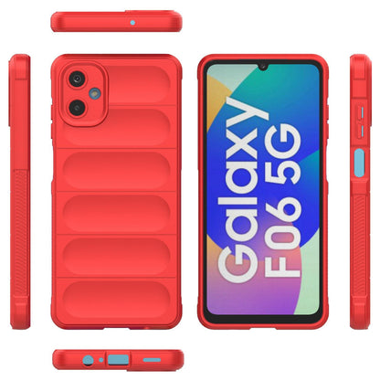 Samsung Galaxy F06 5G Magic Shield TPU + Flannel Protective Phone Case Cover, Shockproof Scratch Resistant