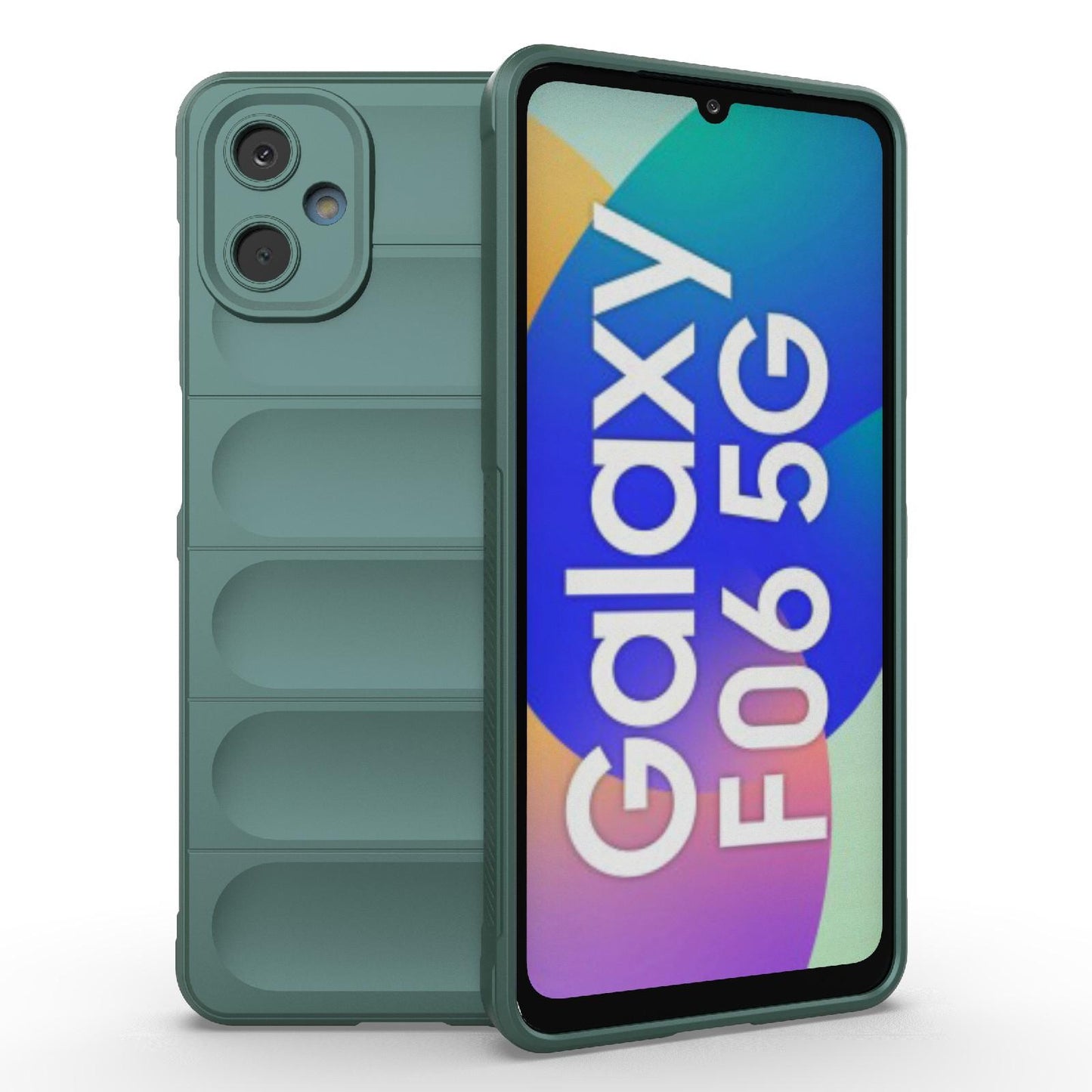 Samsung Galaxy F06 5G Magic Shield TPU + Flannel Protective Phone Case Cover, Shockproof Scratch Resistant