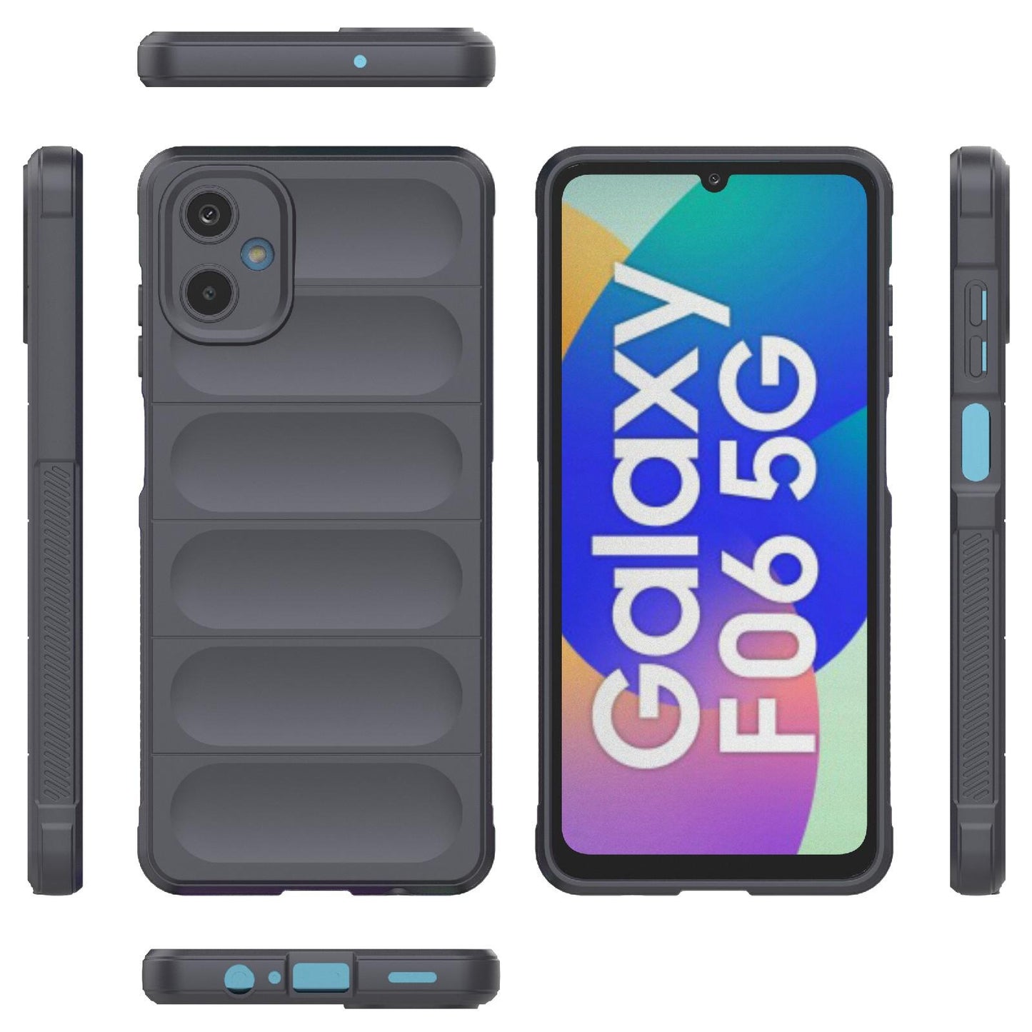 Samsung Galaxy F06 5G Magic Shield TPU + Flannel Protective Phone Case Cover, Shockproof Scratch Resistant