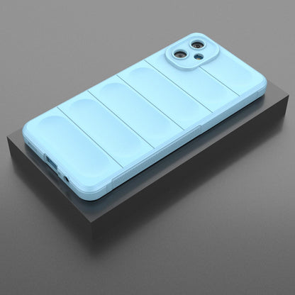 Samsung Galaxy F06 5G Magic Shield TPU + Flannel Protective Phone Case Cover, Shockproof Scratch Resistant