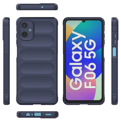Samsung Galaxy F06 5G Magic Shield TPU + Flannel Protective Phone Case Cover, Shockproof Scratch Resistant
