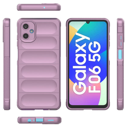 Samsung Galaxy F06 5G Magic Shield TPU + Flannel Protective Phone Case Cover, Shockproof Scratch Resistant