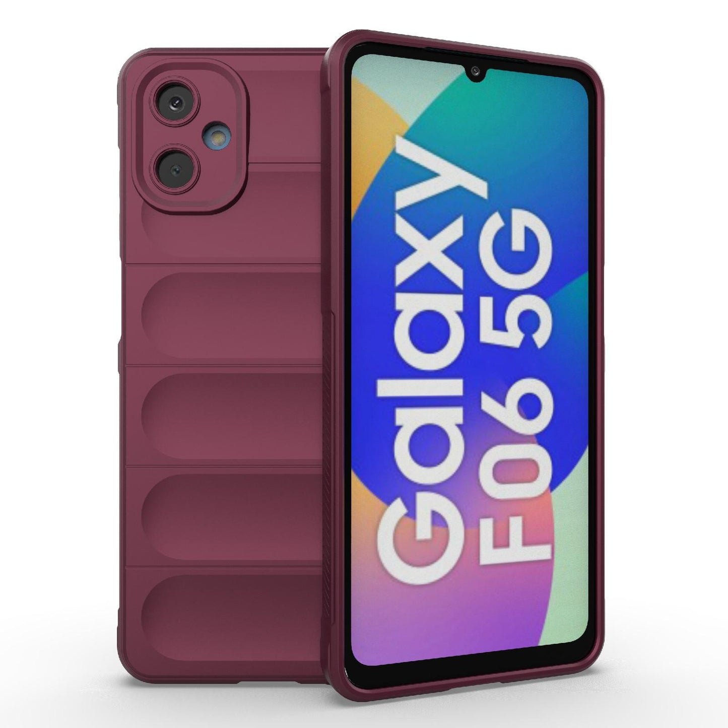Samsung Galaxy F06 5G Magic Shield TPU + Flannel Protective Phone Case Cover, Shockproof Scratch Resistant
