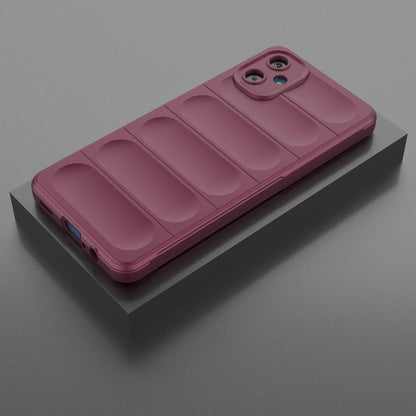 Samsung Galaxy F06 5G Magic Shield TPU + Flannel Protective Phone Case Cover, Shockproof Scratch Resistant