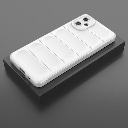 Samsung Galaxy F06 5G Magic Shield TPU + Flannel Protective Phone Case Cover, Shockproof Scratch Resistant
