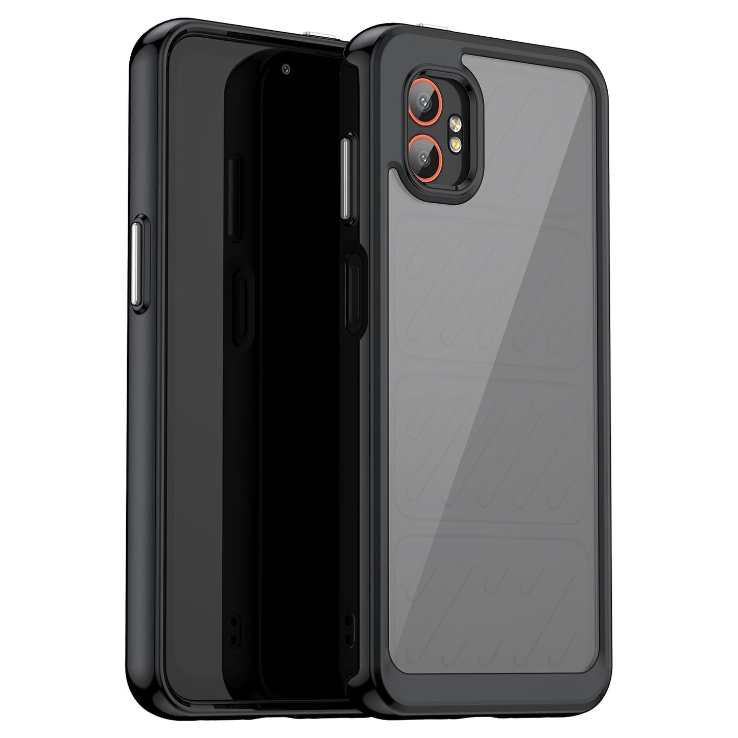 Samsung Galaxy Xcover 7 Pro Acrylic Hybrid TPU Protective Phone Case, Colourful Series Shockproof Cover